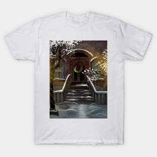 White Christmas in New York  Illustration T-Shirt